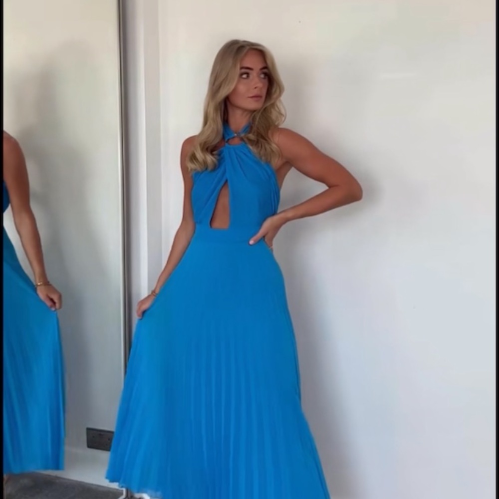 Zara PLEATED DRESS - Picture 8 of 12